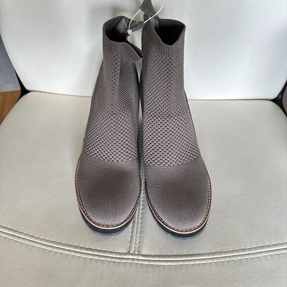 Eileen fisher Amos Knit Wedge Bootie London Style Size 7 New - Picture 7 of 7